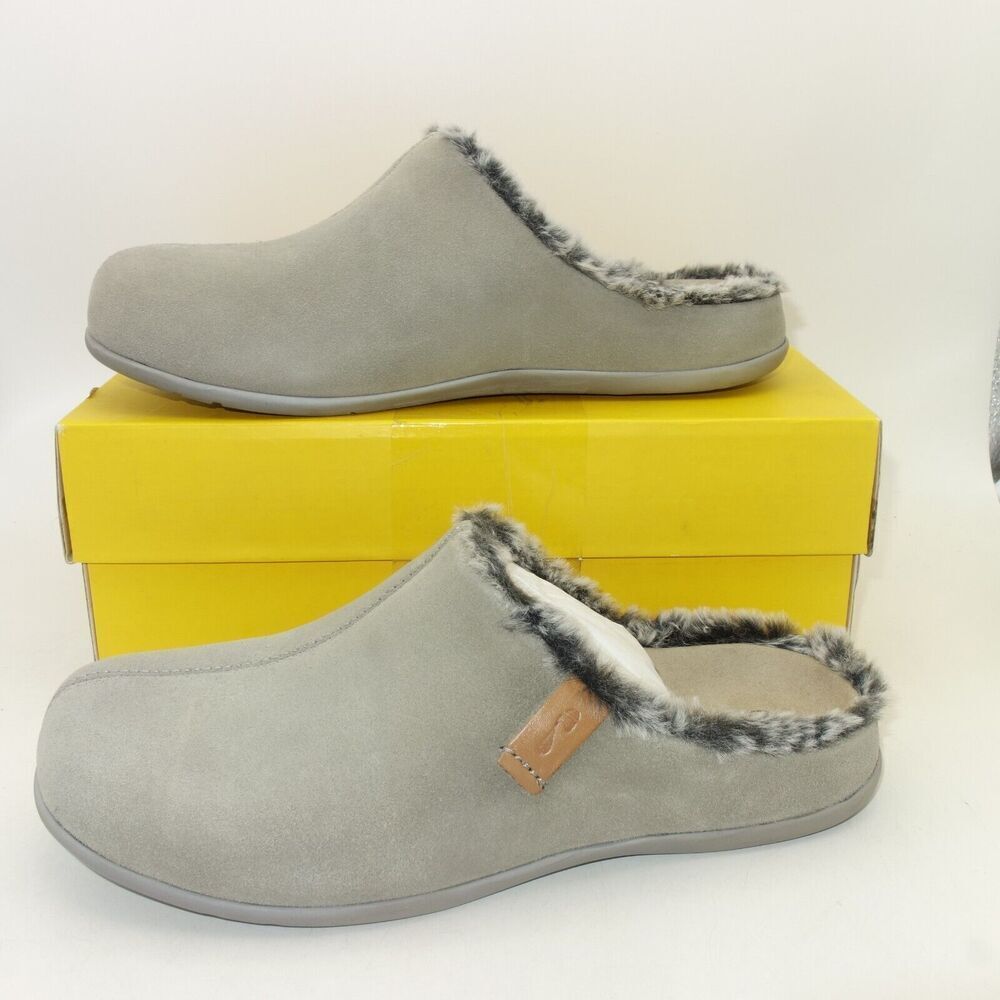 NEW Strive Luxembourg Men's Supportive Slipper Charcoal Grey Men's 9.5-10